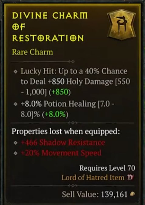 Divine Charm of Restoration
